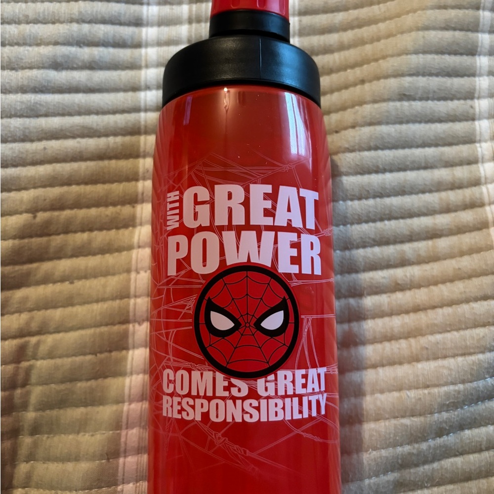 Red Spider-Man Water Bottle